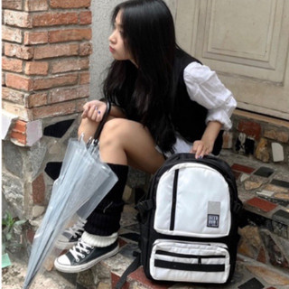 Balo: Double-Box Backpack B/W
