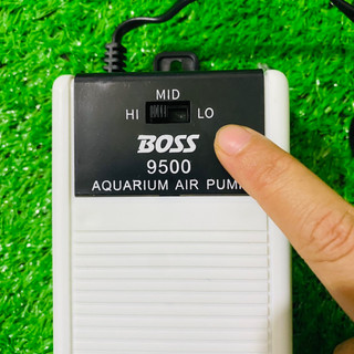 MÁY OXY 2 VÒI SIÊU ÊM CHO HỒ CÁ - BOSS 9500