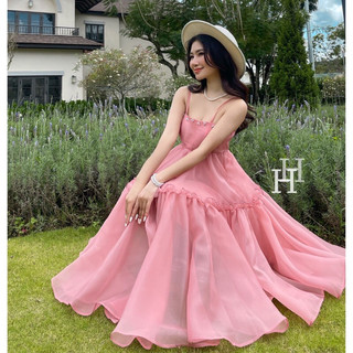 Váy Đầm 2 Dây Dáng Xoè Tiểu Thư