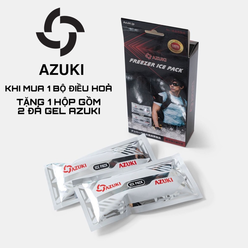 Áo Điều Hòa AZUKI Super Ultra 2023 Pin 26000mah, Quạt 13V Không Chổi Than Công Nghệ Tháo Cánh Đời Mới