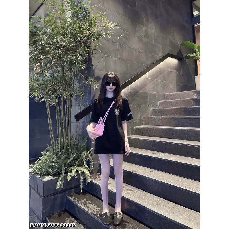 Áo phông hè nam nữ in hình đơn giản 2 màu đen trắng ảnh thật đủ size S M L XL