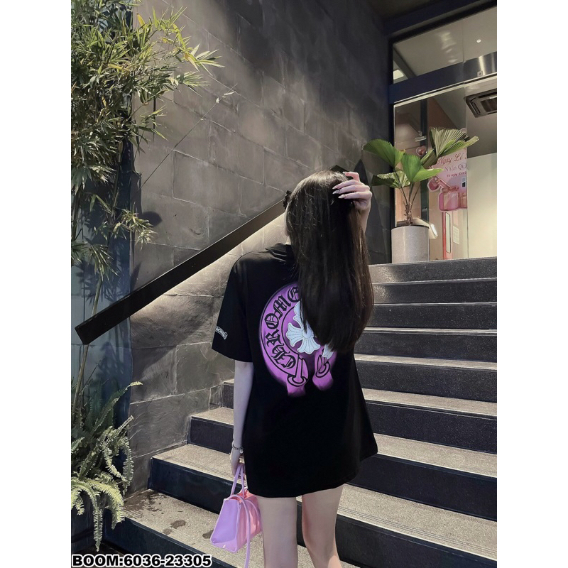 Áo phông hè nam nữ in hình đơn giản 2 màu đen trắng ảnh thật đủ size S M L XL