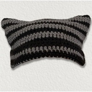 Mũ len tai mèo meo meo meo meo - Cat beanie