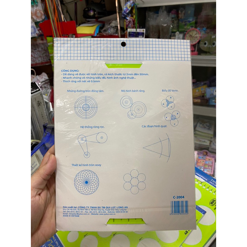 Thước kẻ tròn kỹ thuật