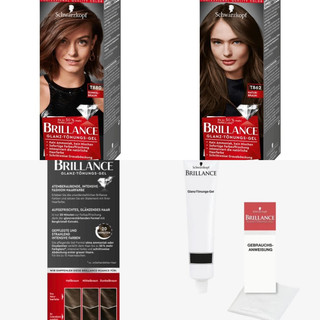 Thuốc nhuộm phủ bạc dạng gel Schwarzkopf Brillance 60ml . Made in Germany.