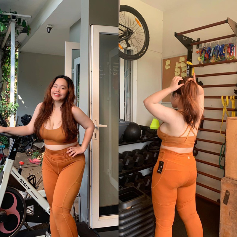 Set dài tập gym yoga bigsize chất thun lạnh co dãn 4 màu