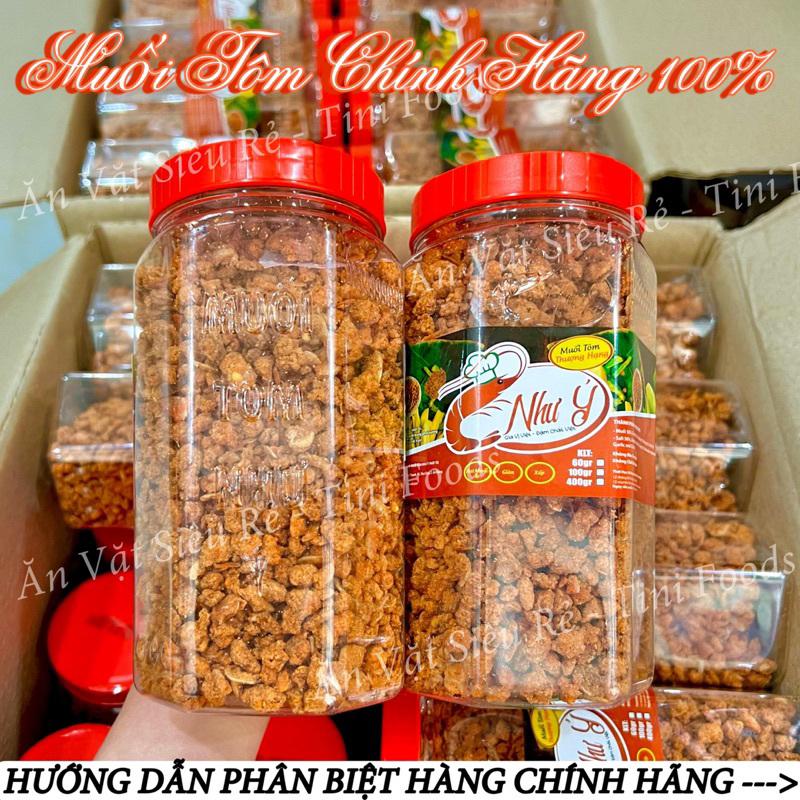 400g Muối Tôm Thượng Hạng Như Ý Chính Hãng - Giòn Rụm Nguyên Con Tôm Khô  ẢNH TỰ CHỤP - SIÊU RẺ