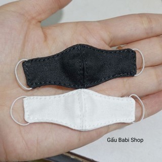 Khẩu trang vải dành cho búp bê, đủ size