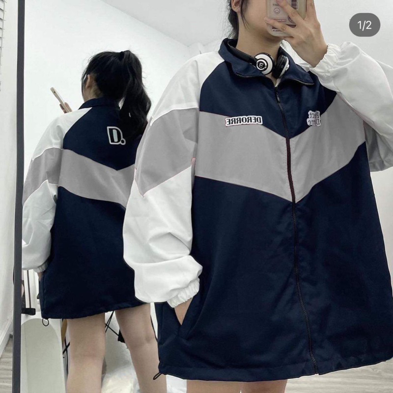 Áo Khoác Dù Derorre Form rộng nam nữ siu hot