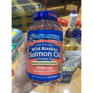 Viên dầu cá hồi Pure Alaska Omega Wild Alaska Salmon Oil 1000mg