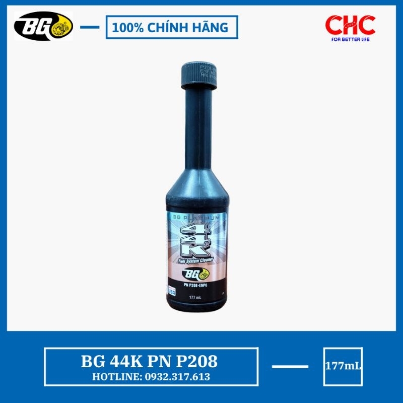 Dung dịch làm sạch hệ thống nhiên liệu BG 44K Platinum PN P208 177ml (USA)