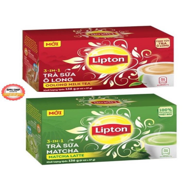 Lipton Trà Sữa Ô Long - Trà Sữa Matcha