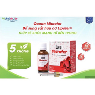 OCEAN MICROFER - Bổ sung Sắt cho trẻ nhỏ