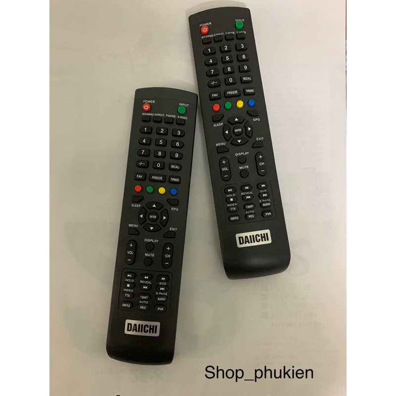 Remote điều khiển tivi Daiichi