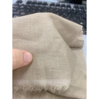 Vải linen màu be đậm