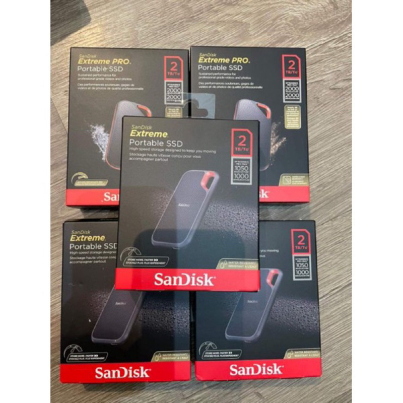 Ổ cứng di động SSD Sandisk Extreme E61 1Tb / 2Tb USB3.2 Gen 2