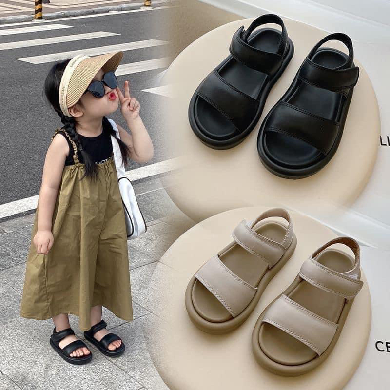 (order. ko sẵn) dép sandal quai dán đế mềm cho bé