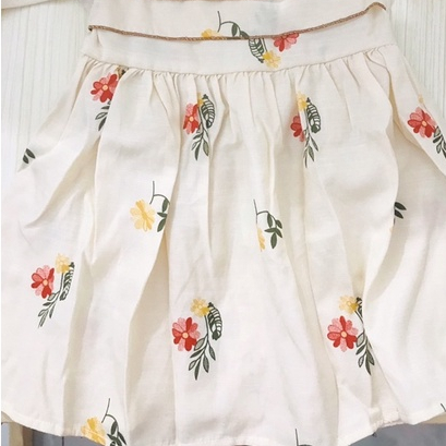 Váy Cho Bé Size Đại 8-40kg Mykids Váy Trẻ Em Thiết Kế Siêu Xinh Váy hoa xếp ly ngực vải đũi cho bé 0 1 2 3 4 5 6 7 8tuổi