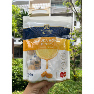 Kẹo ngậm mật ong manuka honey drops lemon flavour mgo 400+