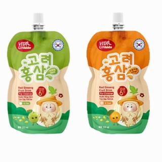 Nước hồng sâm trái cây trẻ em vitagin kids 100ml