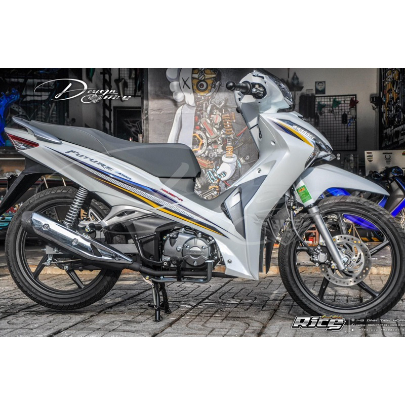 Tem chế cho xe future trắng