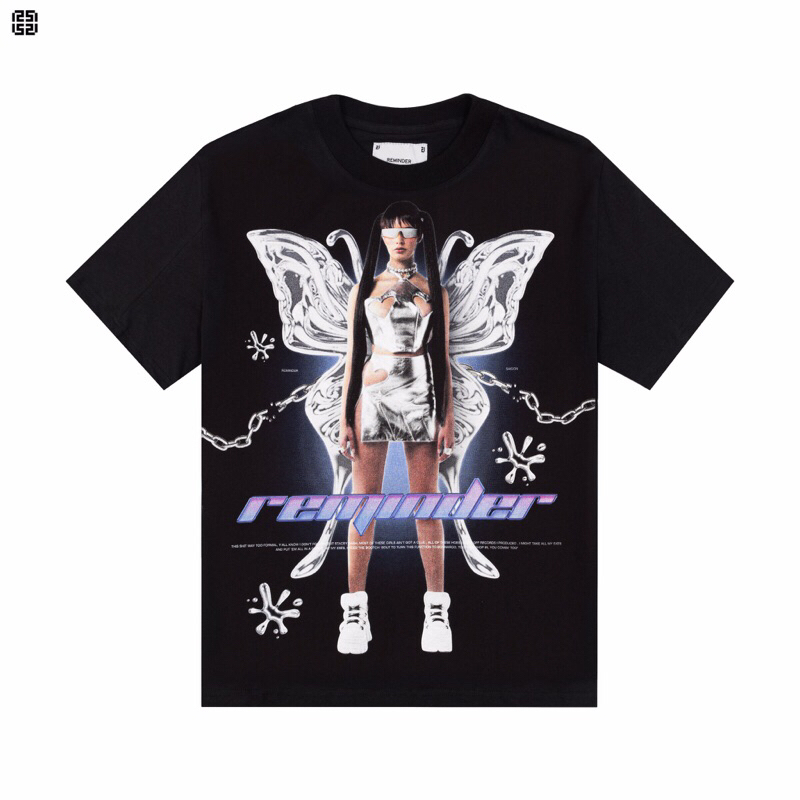 ÁO THUN REMINDER “ FUTURE “ MÀU ĐEN SẢN PHẨM CHÍNH HÃNG