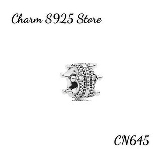 CHARM PAN ALE VƯƠNG MIỆN ĐỊNH ĐÁ BẠC S925 THUẦN KHIẾT HÀNG CAO CẤP