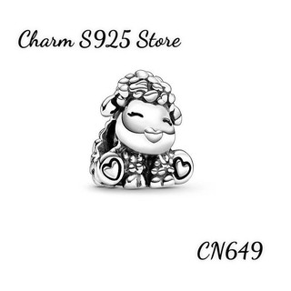 CHARM PAN ALE HÌNH CON CỪU BẠC S925 THUẦN KHIẾT HÀNG CAO CẤP