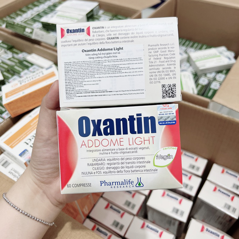 Viên uống thảo dược giảm cân Oxantin hộp 60 viên - Pharmalife