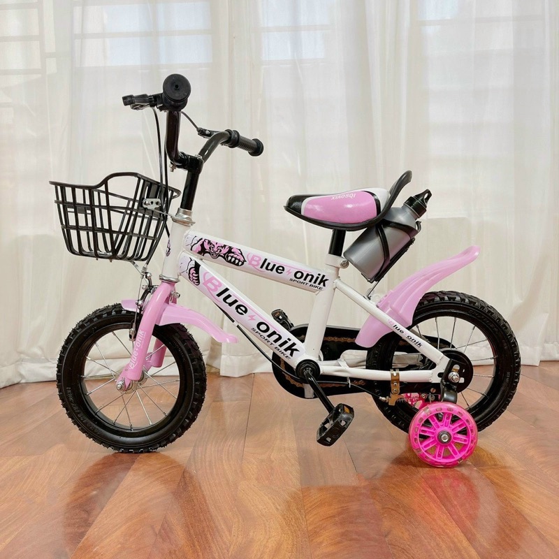 XE ĐẠP TRẺ EM 12inch/14inch cho bé xe khung thép 9Baby