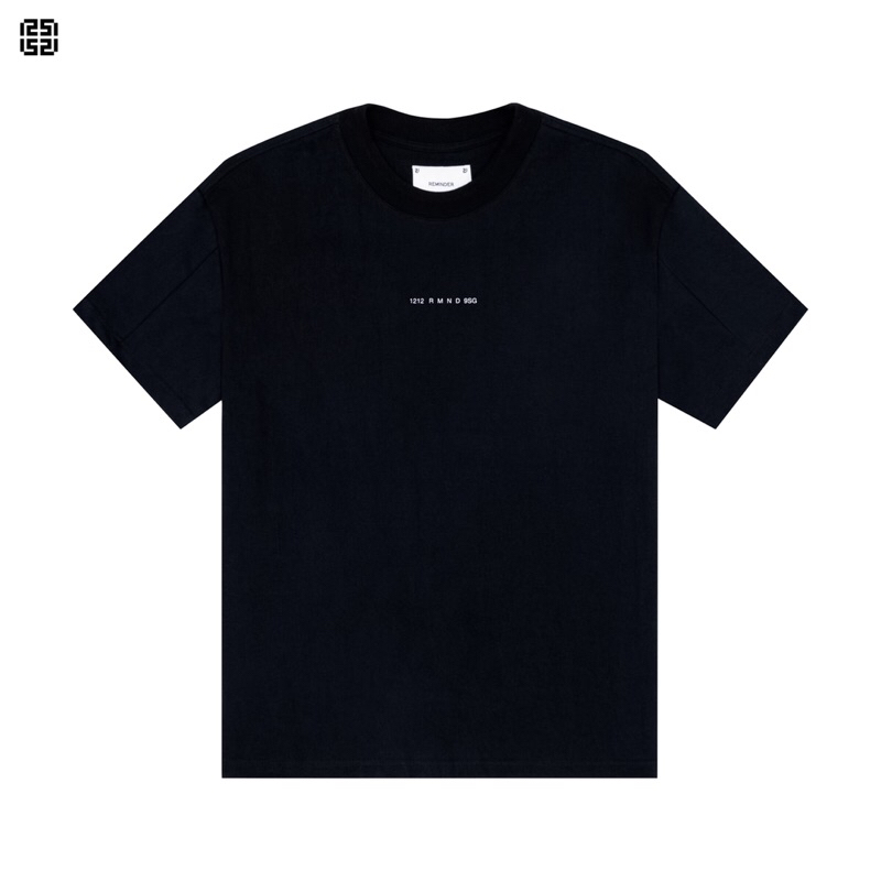 ÁO THUN REMINDER “ BASIC 5 “ MÀU ĐEN SẢN PHẨM CHÍNH HÃNG