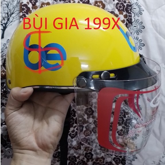 Mũ bảo hiểm nửa đầu xe ôm công nghệ shipper Bee mẫu mới rơi không vỡ Chính hãng