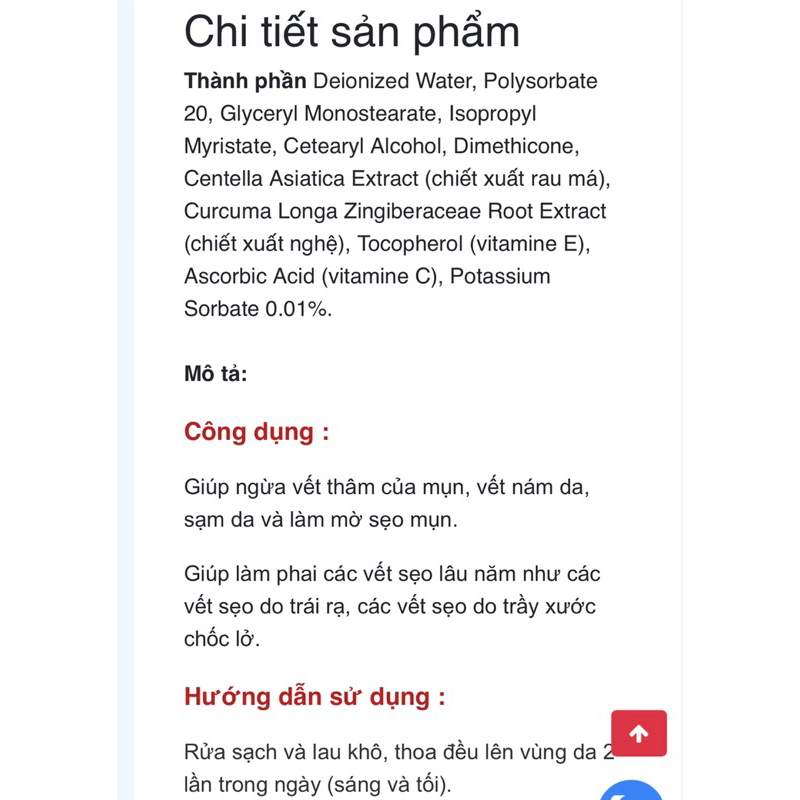 Ngừa Thâm. Ngừa Nám. ANZELA C T10GR