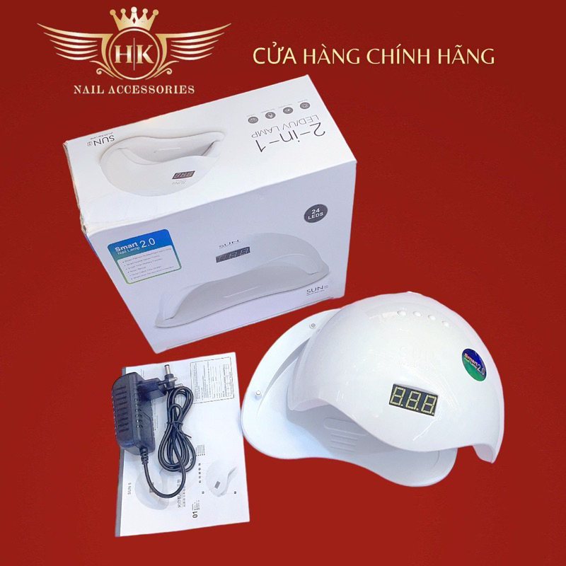 Máy hơ sun 5 chữ nổi tem xanh HK NAIL ACCESSORIES chính hãng