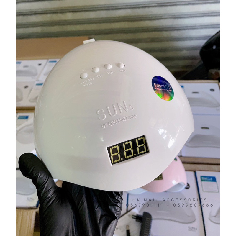 Máy hơ sun 5 chữ nổi tem xanh HK NAIL ACCESSORIES chính hãng