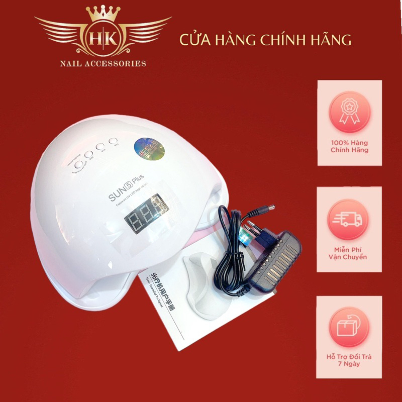 Máy hơ móng sun 5 plus HK NAIL ACCESSORIES 48w chính hãng