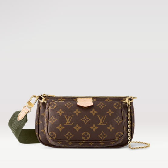 💥Louis Vuitton / MULTI POCHETTE ACCESSORIES Túi xách/Hàng chính hãng 100%