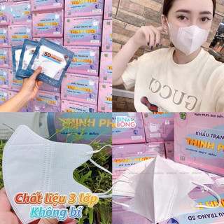 Set 10 chiếc khẩu trang 5D T.Phát kháng khuẩn, thời trang loại đẹp - 1 gói 10 chiếc