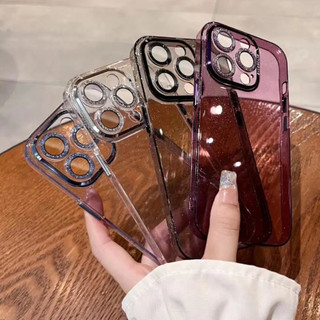 Ốp lưng Meruyi trong ánh nhũ bảo vệ camera cho iPhone 14 Pro max, 14 Pro, 13 Pro max, 12 Pro max siêu lấp lánh nổi bật