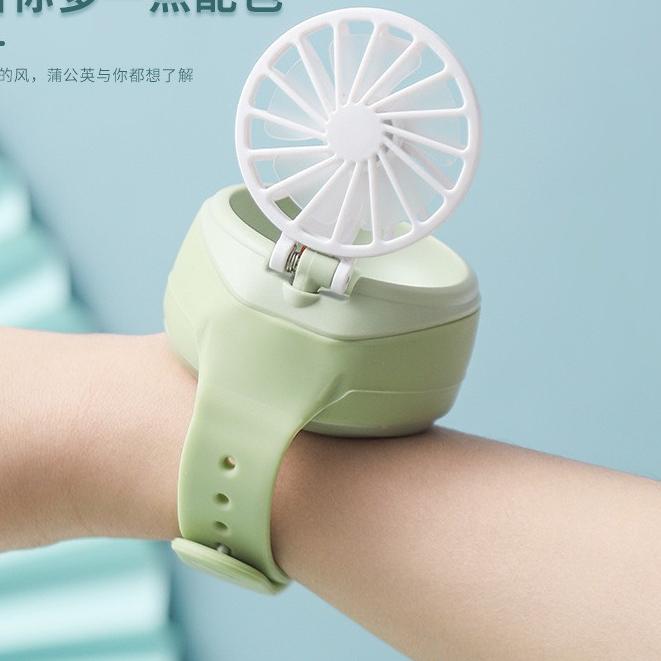 Quạt Mini đồng hồ đeo tay cho bé nhỏ gọn siêu mát, siêu dễ thương