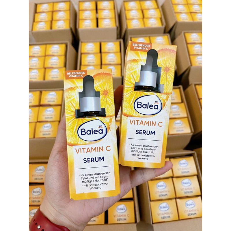 Serum Vitamin C Balea Đức sáng da mờ thâm nếp nhăn ngăn ngừa lão hóa
