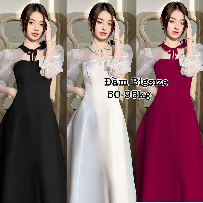 Thời Trang Bigsize Nữ Quảng Châu - Đầm Nữ Bigsize - Váy Dự Tiệc Xinh Đẹp Giá Rẻ 50-100kg