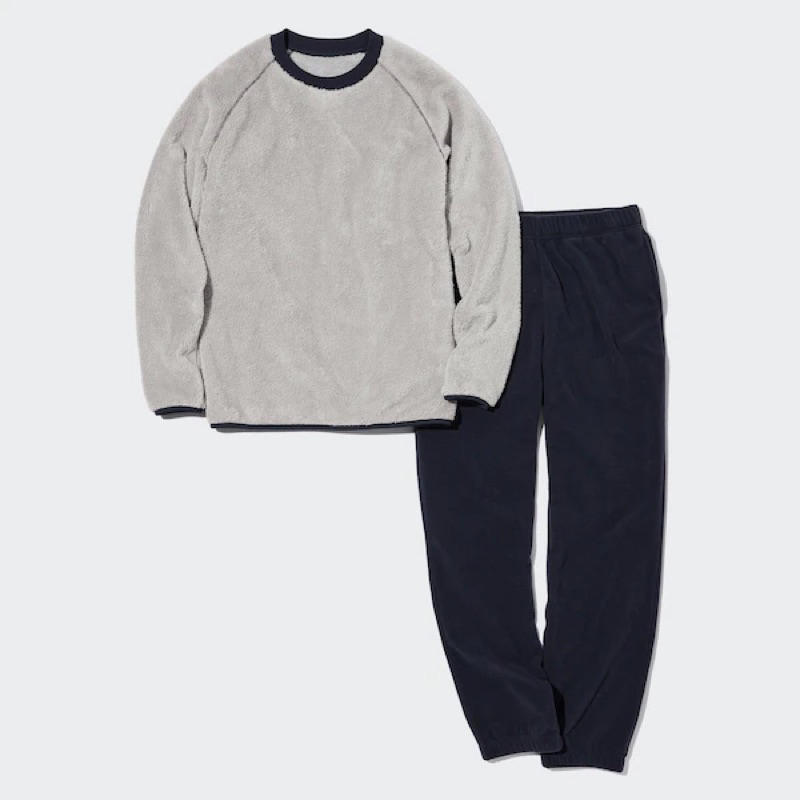 Bộ nỉ lông Nam Uni qlo size S