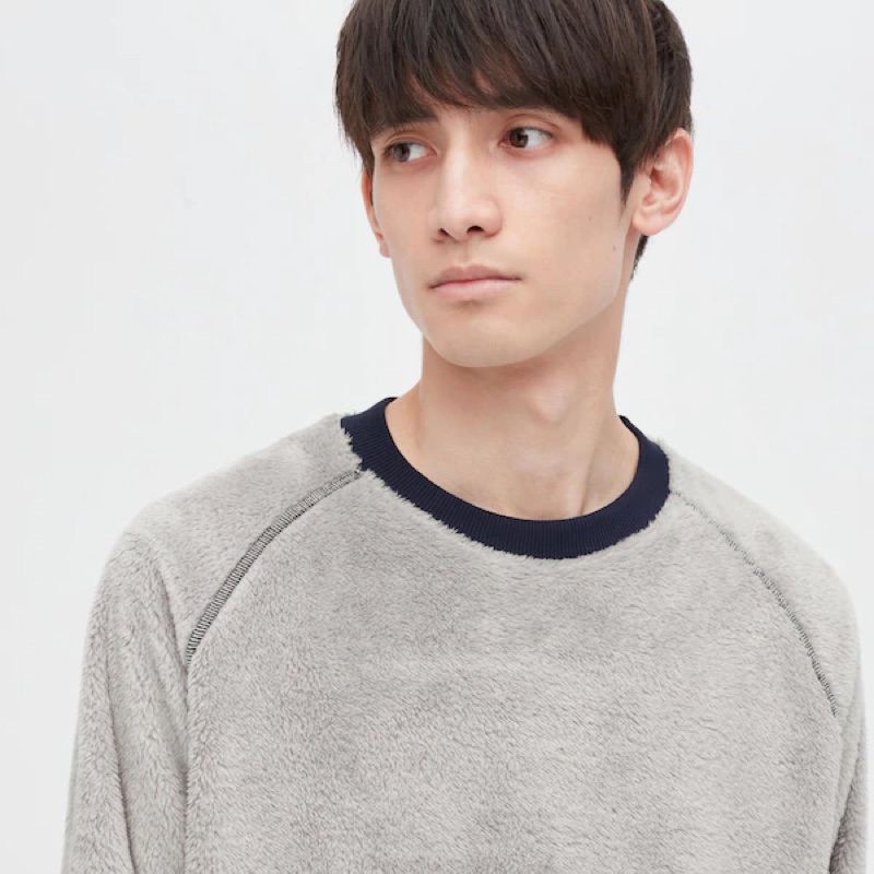 Bộ nỉ lông Nam Uni qlo size S