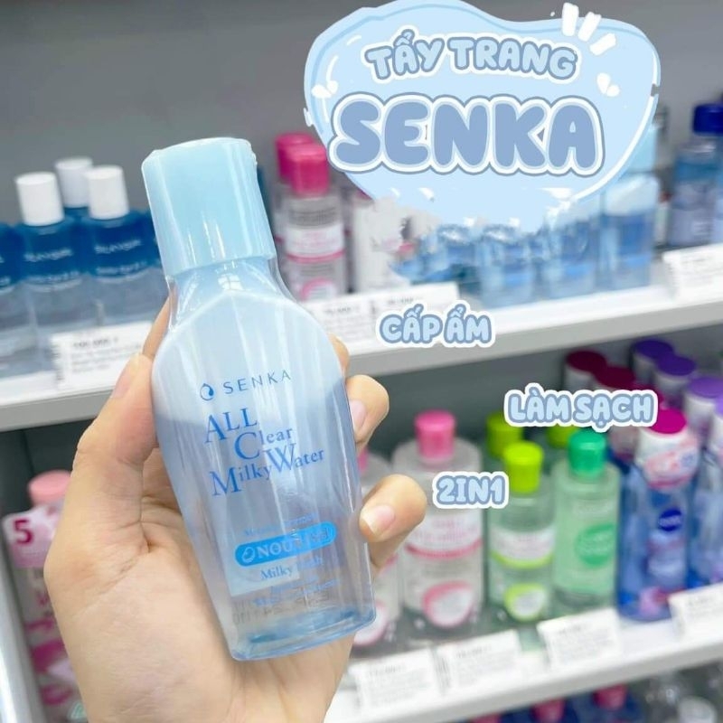 Combo 4 chai Nước tẩy trang Senka Nhật 70ml