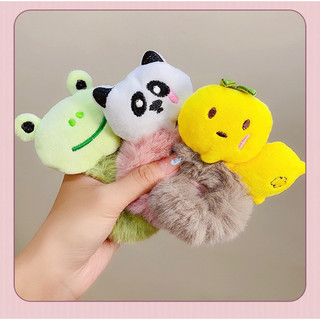 Dây buộc tóc dây cột tóc chất lông mịn hình thú dễ thương
