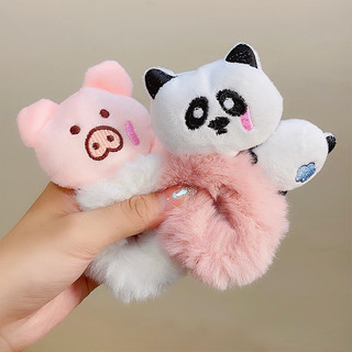 Dây buộc tóc dây cột tóc chất lông mịn hình thú dễ thương