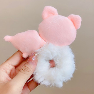 Dây buộc tóc dây cột tóc chất lông mịn hình thú dễ thương