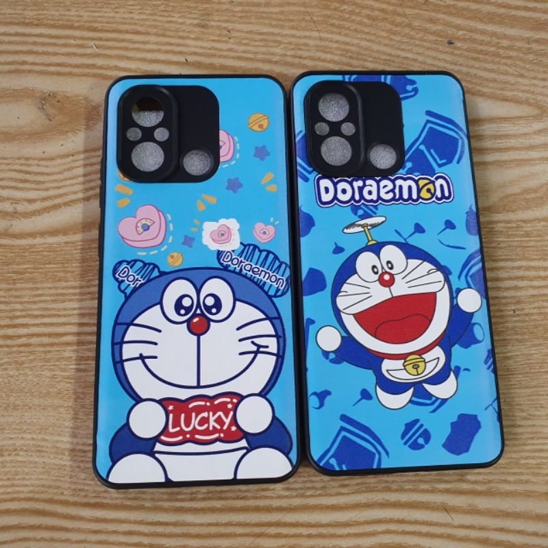 Ốp lưng Xiaomi Redmi 12C dẻo viền lưng in hình thú,doremon sắc nét có bảo vệ camera