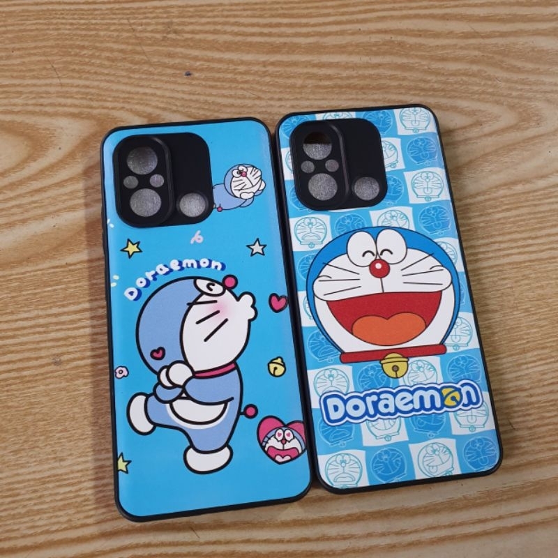 Ốp lưng Xiaomi Redmi 12C dẻo viền lưng in hình thú,doremon sắc nét có bảo vệ camera